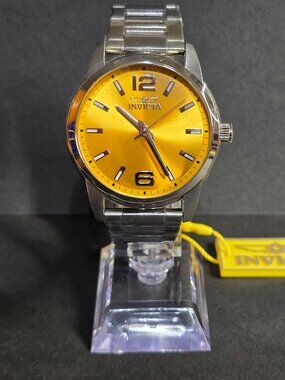 Invicta Celestial Men's Watch - 43mm, Yellow, Stainless Steel (48493)